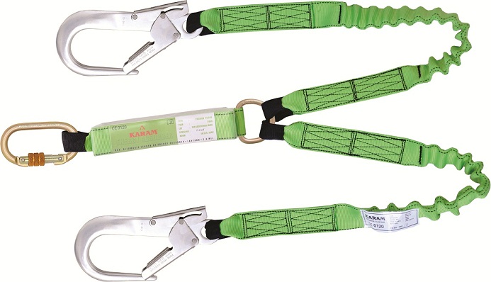  Çift Kollu Şok Emicili Lanyard 