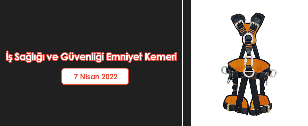  İş Sağlığı ve Güvenliği Emniyet Kemeri 