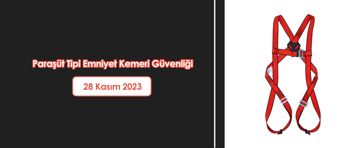  Paraşüt Tipi Emniyet Kemeri Güvenliği 