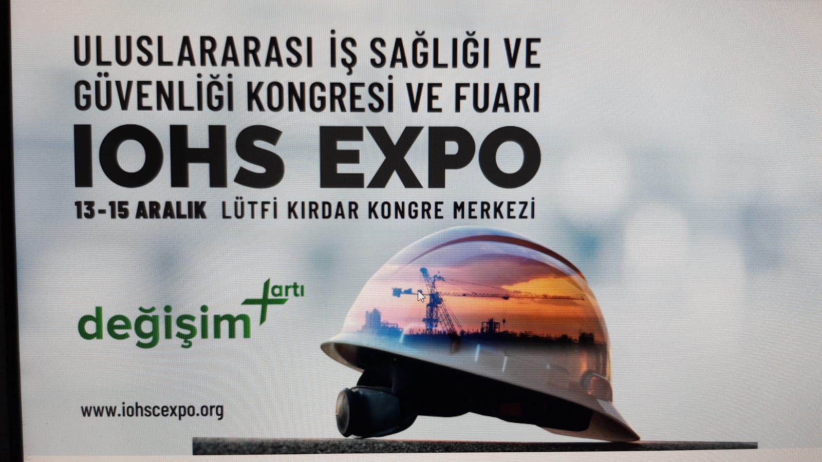 IOHS EXPO FUAR A KATILIM 13 - 15 ARALIK